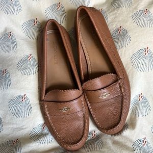 Camel Brown Coach Slide Shoe Women’s 8